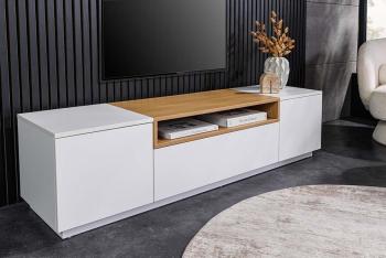 TV-meubel wit eiken kleur 160 cm
