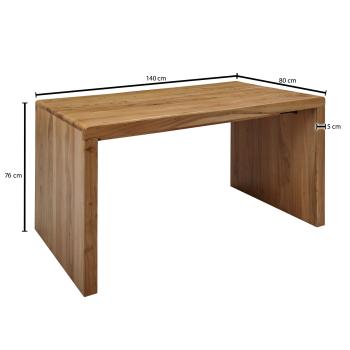 bureau acaciahout 140 cm