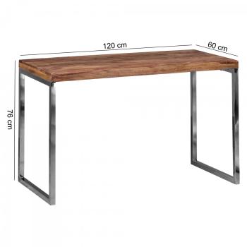 bureau sheesham hout 120 cm