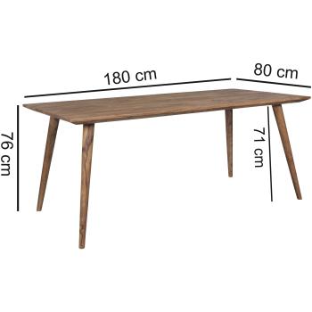 tafel sheesham 180 cm