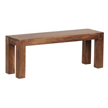 eettafel bank sheesham 140 cm