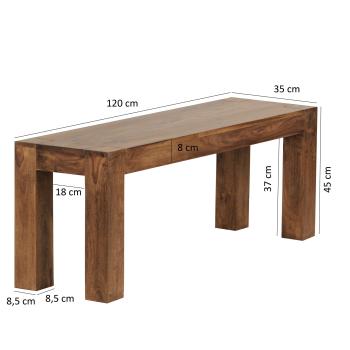 eettafel bank 120 cm