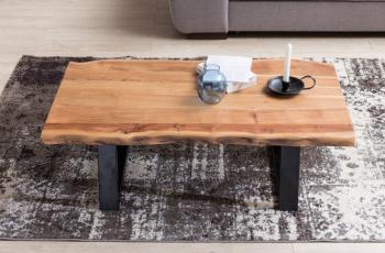 Acacia salontafel boomstam 115 cm