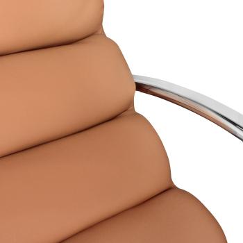 ergonomische fauteuil bruin