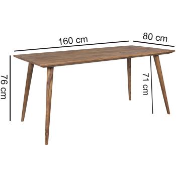 tafel sheesham 160 cm