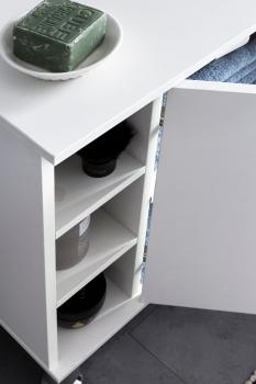 witte wastafel onderkast 60 cm