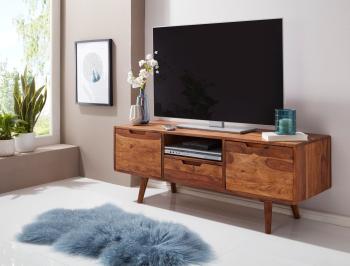 tv meubel massief sheesham 135 cm