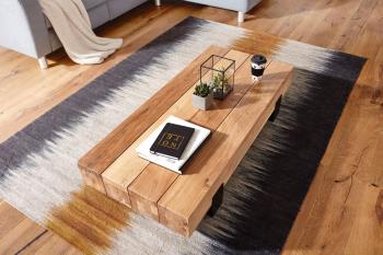 Salontafel massief acacia 130 cm