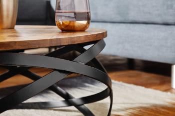 Salontafel rond sheesham 60 cm