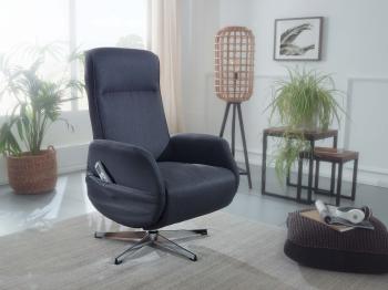 luxe relax fauteuil donkergrijs