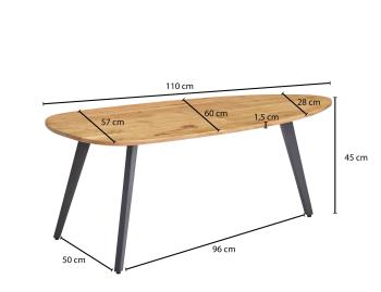 Salontafel acacia 110 cm