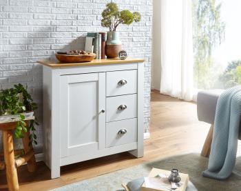 dressoir wit eikenlook 79 cm