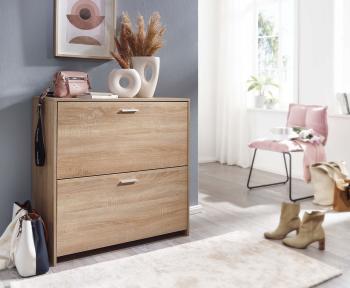schoenenkast eiken sonoma 90 cm