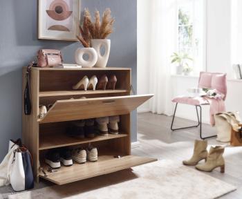 schoenenkast eiken sonoma 90 cm