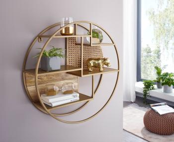 Ronde hangkast goud