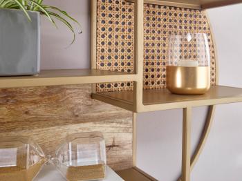 Ronde hangkast goud