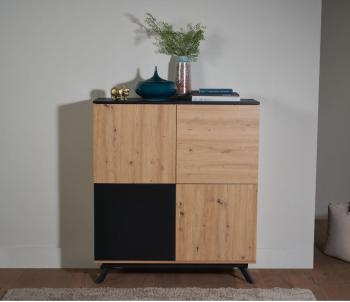 highboard eiken zwart