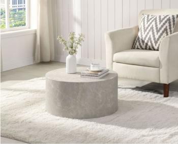 Ronde Salontafel zandkleur 60cm