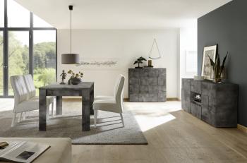 dressoir oxide donkergrijs 181 cm
