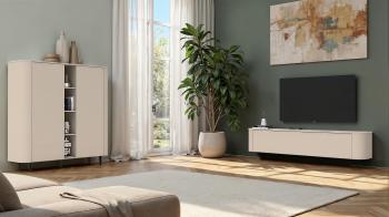 Decoratieve wandkast cashmere 130 cm