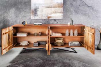 Sideboard bruin mangohout 177 cm