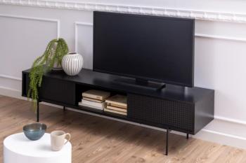 zwart tv meubel 180 cm