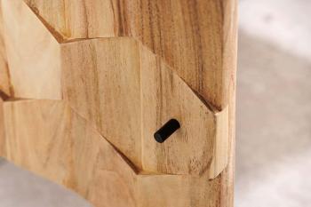 Zwevend tv meubel 3D acaciahout 160 cm