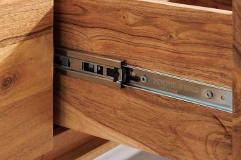 Zwevend organisch tv meubel acaciahout 160 cm