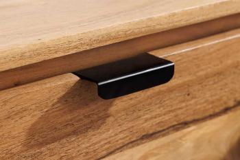 Zwevend organisch tv meubel acaciahout 160 cm