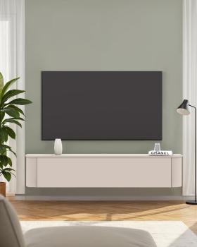 Zwevend tv meubel cashmere beige 180 cm