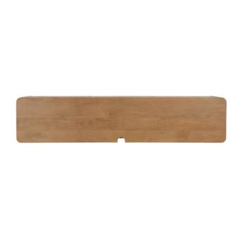 Zwevend tv meubel naturel bruin mangohout 165 cm