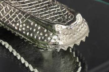 Hangende design bijzettafel krokodil zilver 61 cm